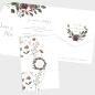 Preview: Pocketfold Einladung "Her Flowers" B6